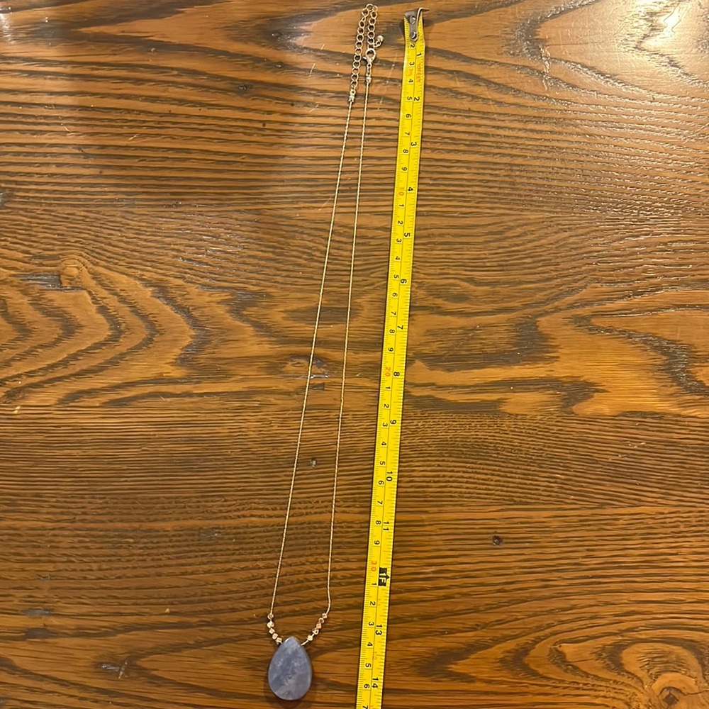 Blue stone necklace